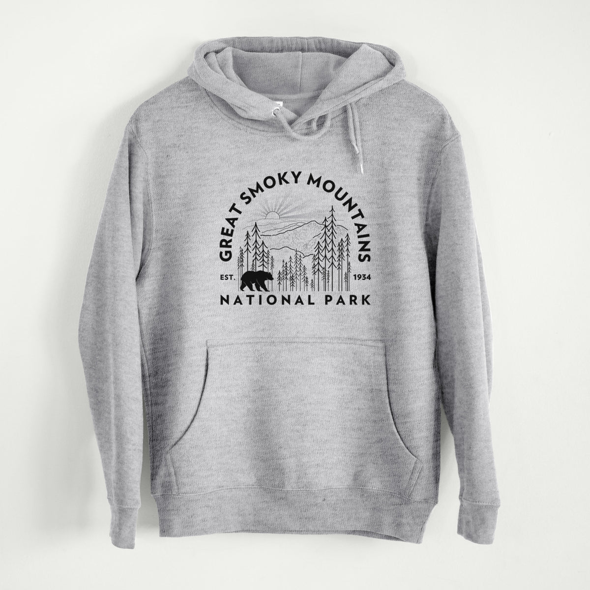 Great Smoky Mountains National Park  - Mid-Weight Unisex Premium Blend Hoodie