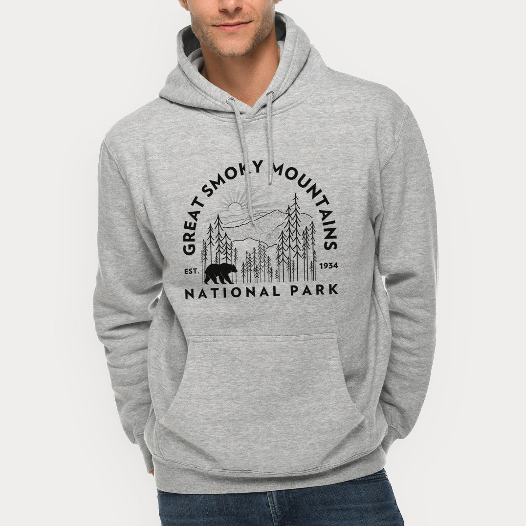 Great Smoky Mountains National Park  - Mid-Weight Unisex Premium Blend Hoodie
