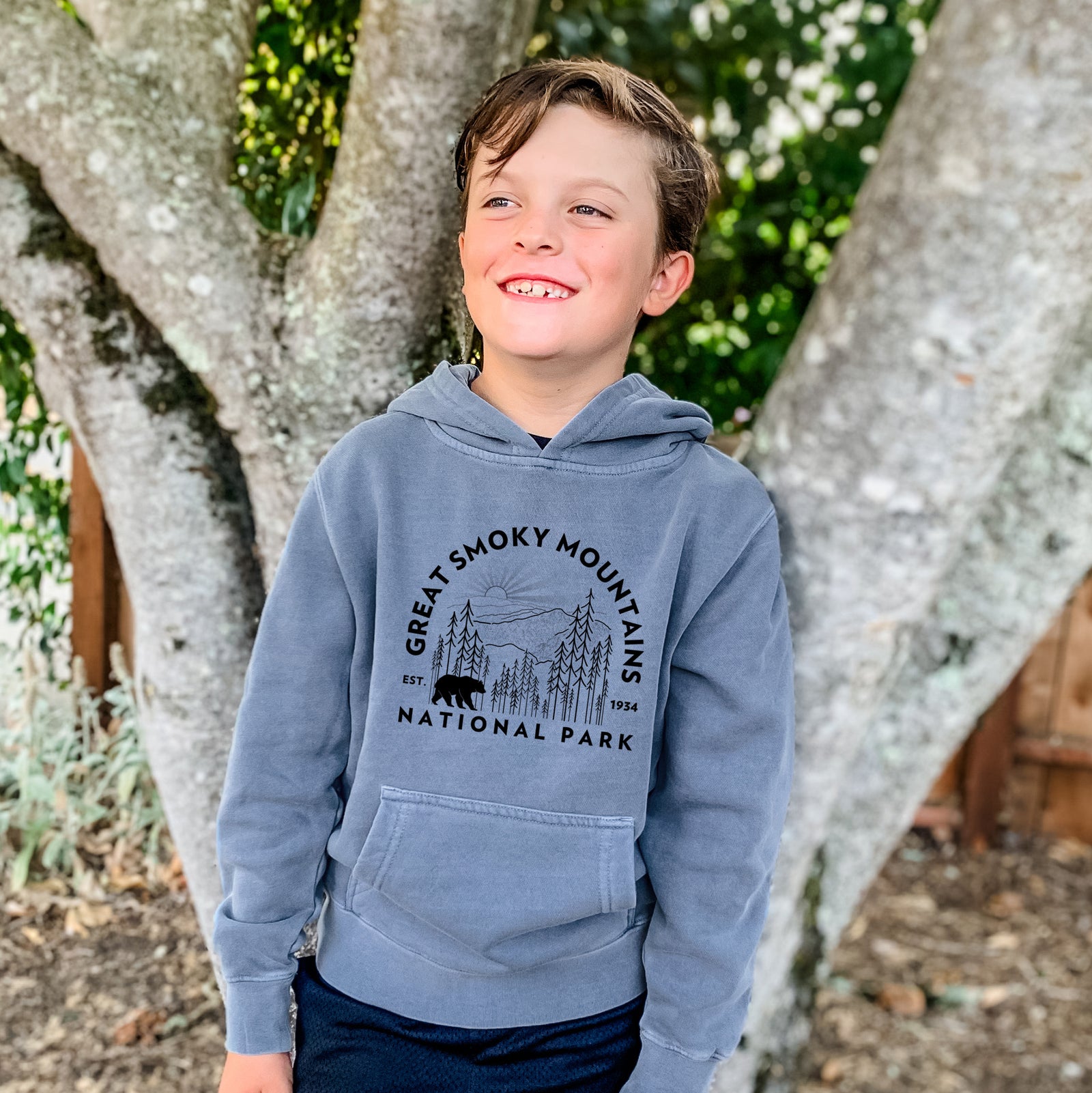 Sea Green Because Tees Youth Hoodie