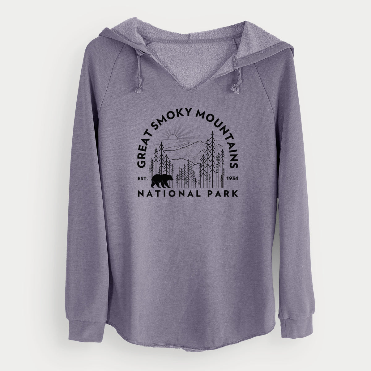 Great Smoky Mountains National Park - Cali Wave Hooded Sweatshirt