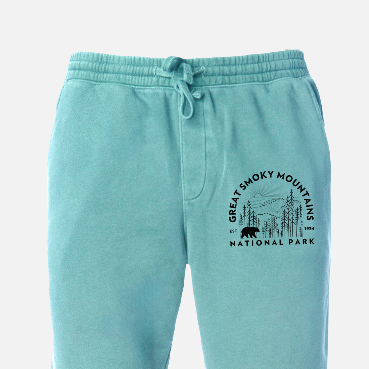 Great Smoky Mountains National Park - Unisex Pigment Dyed Sweatpants