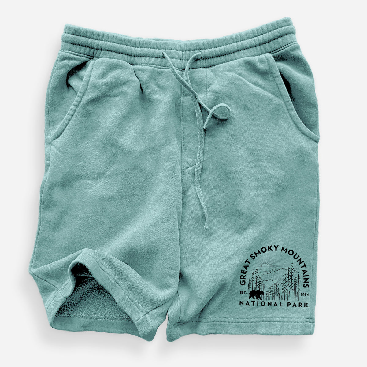 Great Smoky Mountains National Park - Unisex Pigment Dyed Shorts