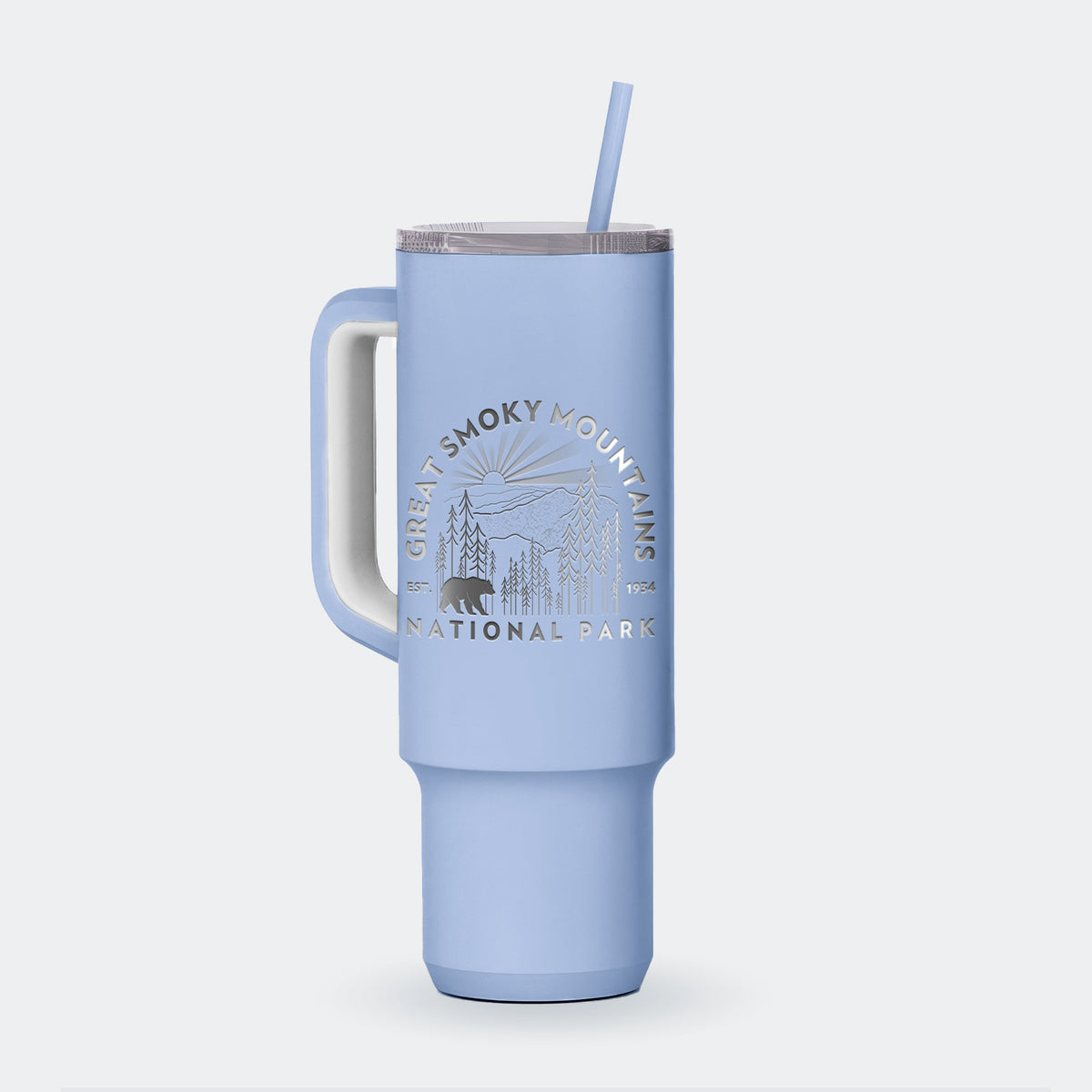 Great Smoky Mountains National Park - 40oz Skinny Recharge Tumbler