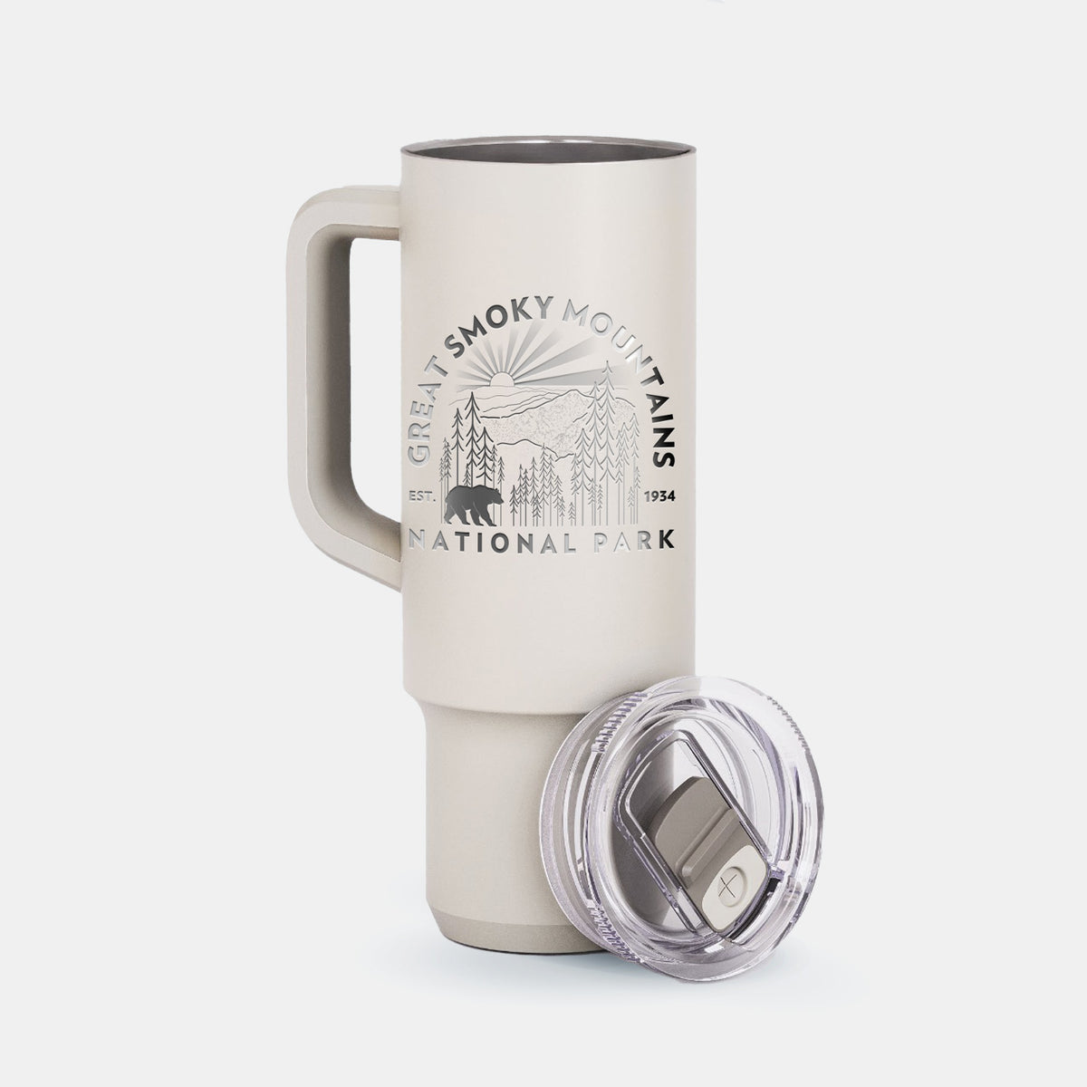 Great Smoky Mountains National Park - 40oz Skinny Recharge Tumbler