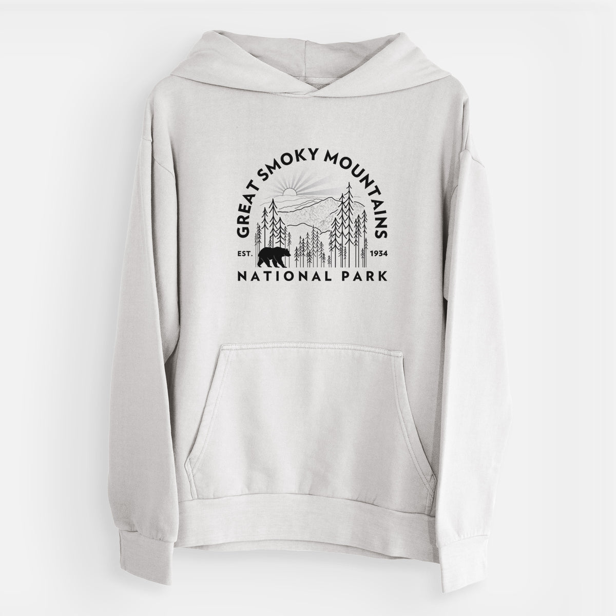 Great Smoky Mountains National Park  - Urban Heavyweight Hoodie