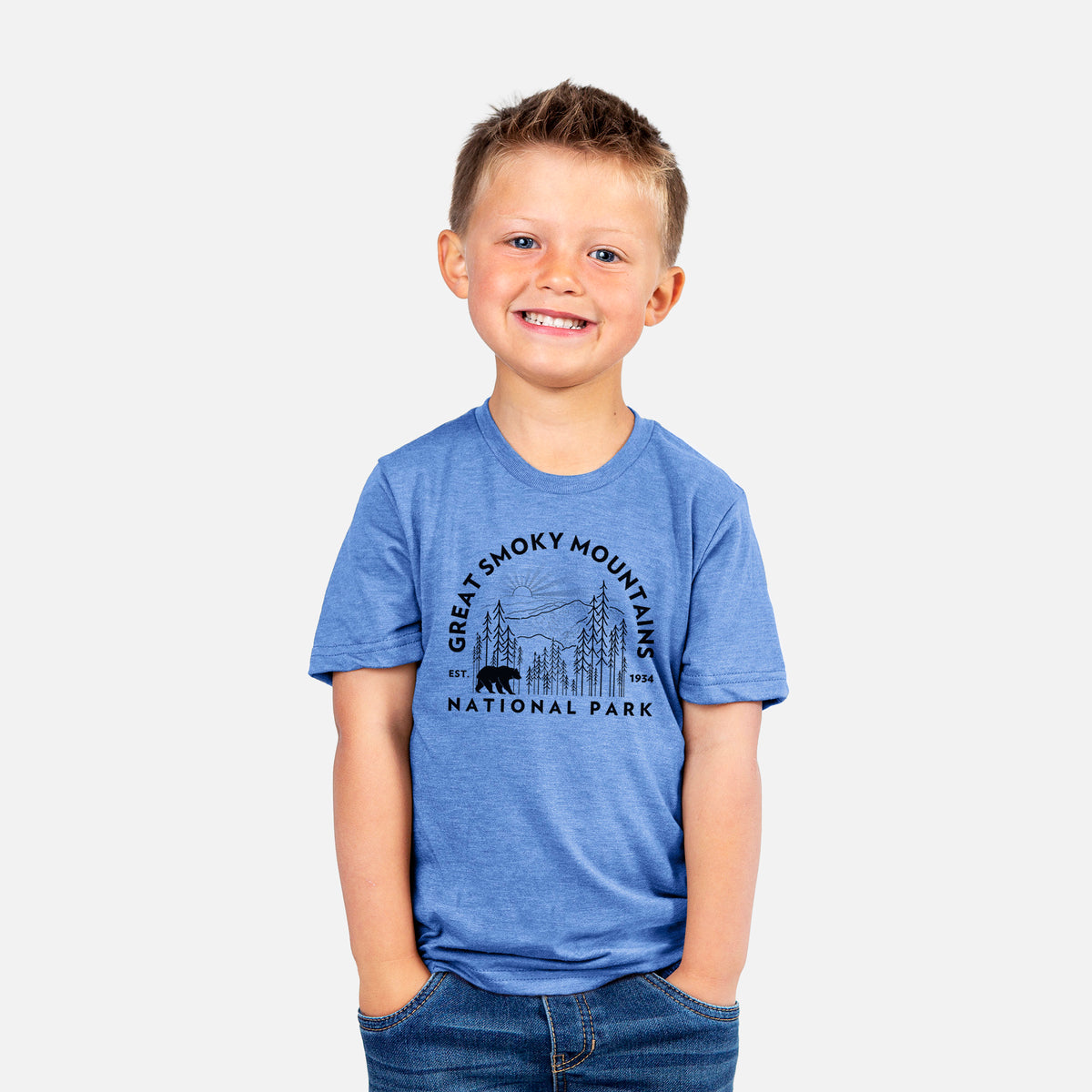 Great Smoky Mountains National Park - Kids Shirt