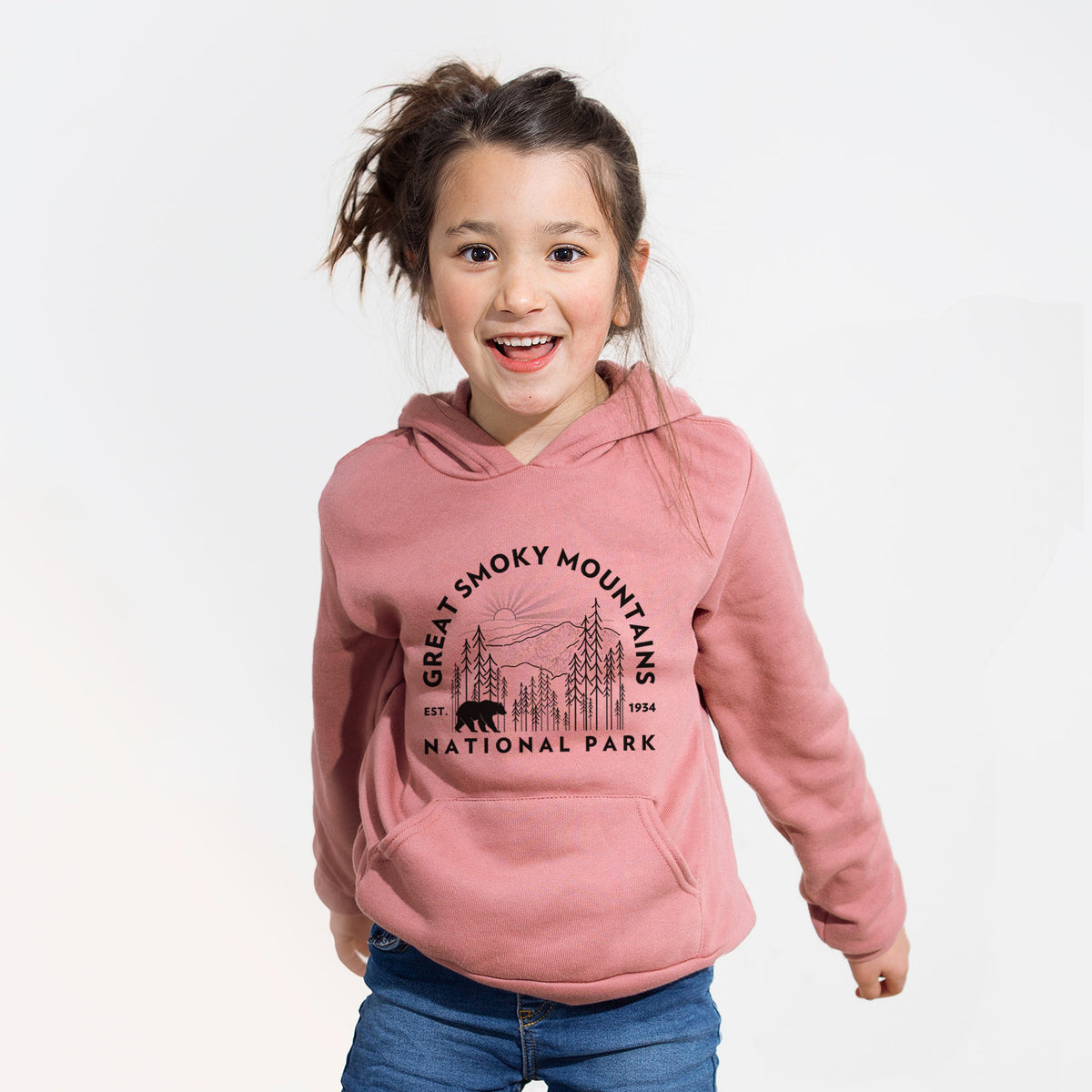 Great Smoky Mountains National Park - Youth Hoodie Sweatshirt