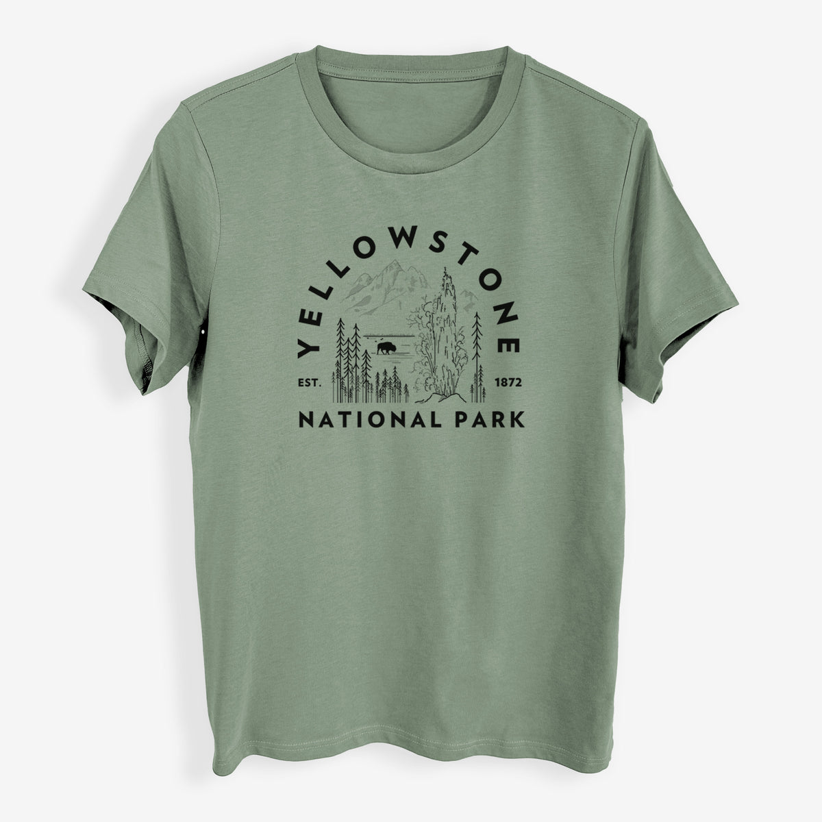 Yellowstone National Park - Womens Everyday Maple Tee