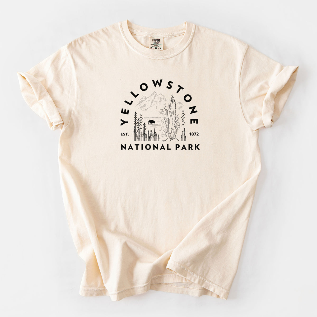 Yellowstone National Park - Unisex Comfort Colors Garment-Dyed Heavyweight T-shirt
