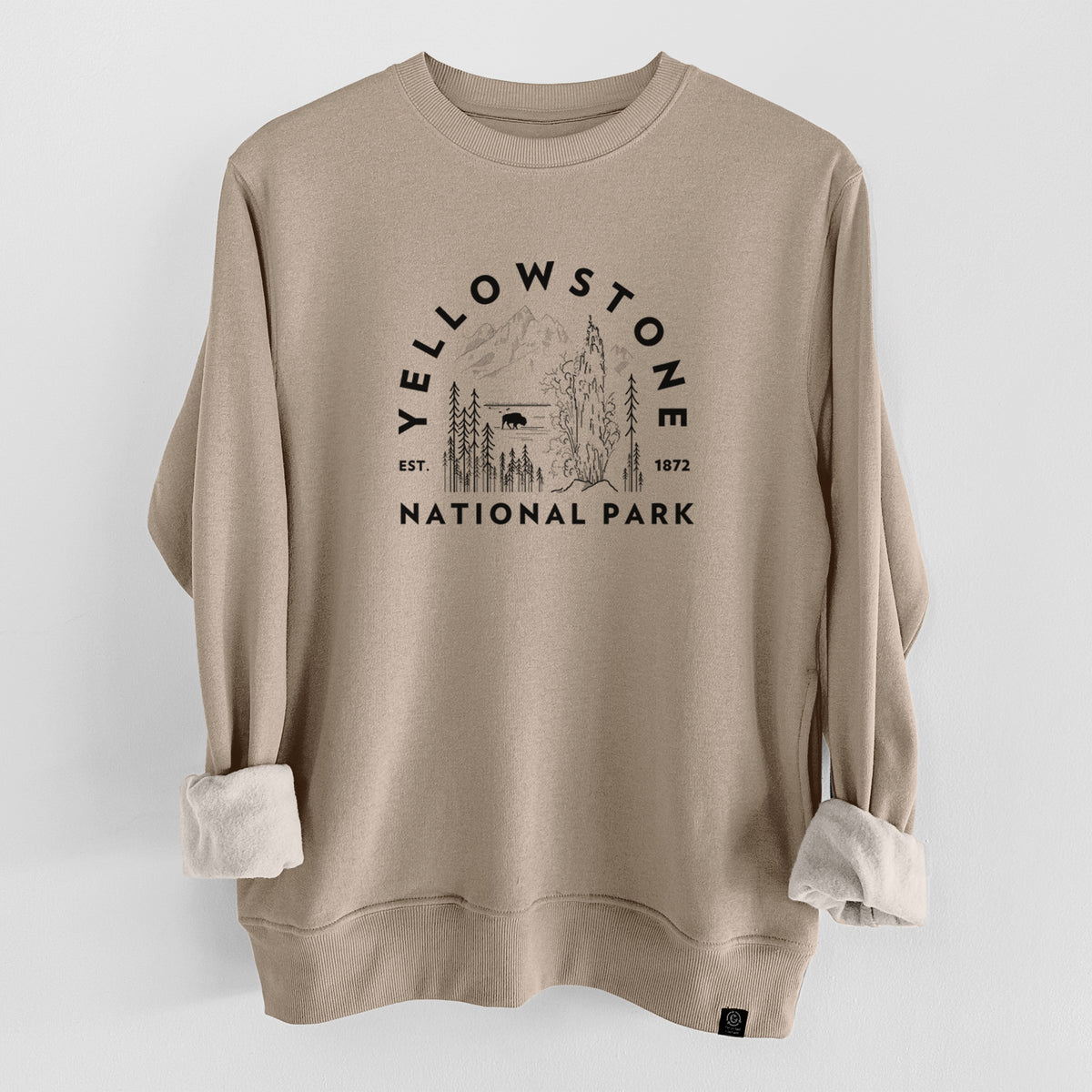 Yellowstone National Park  - Unisex Reclaimed Crewneck Sweatshirt