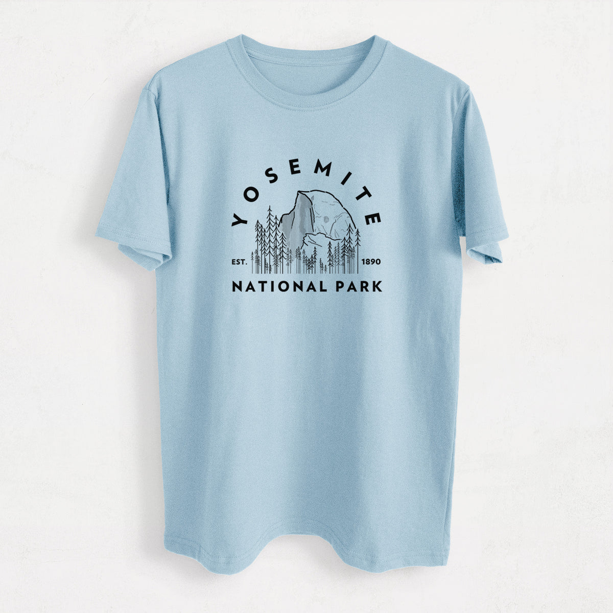 Yosemite National Park - Heavyweight Men&#39;s 100% Organic Cotton Tee