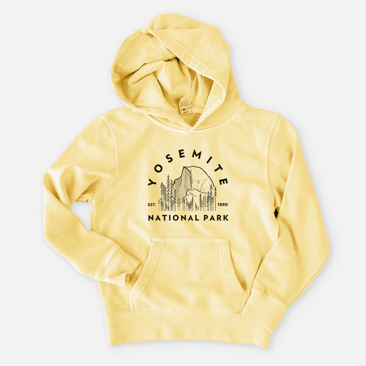 Yosemite National Park - Youth Pigment Dyed Hoodie