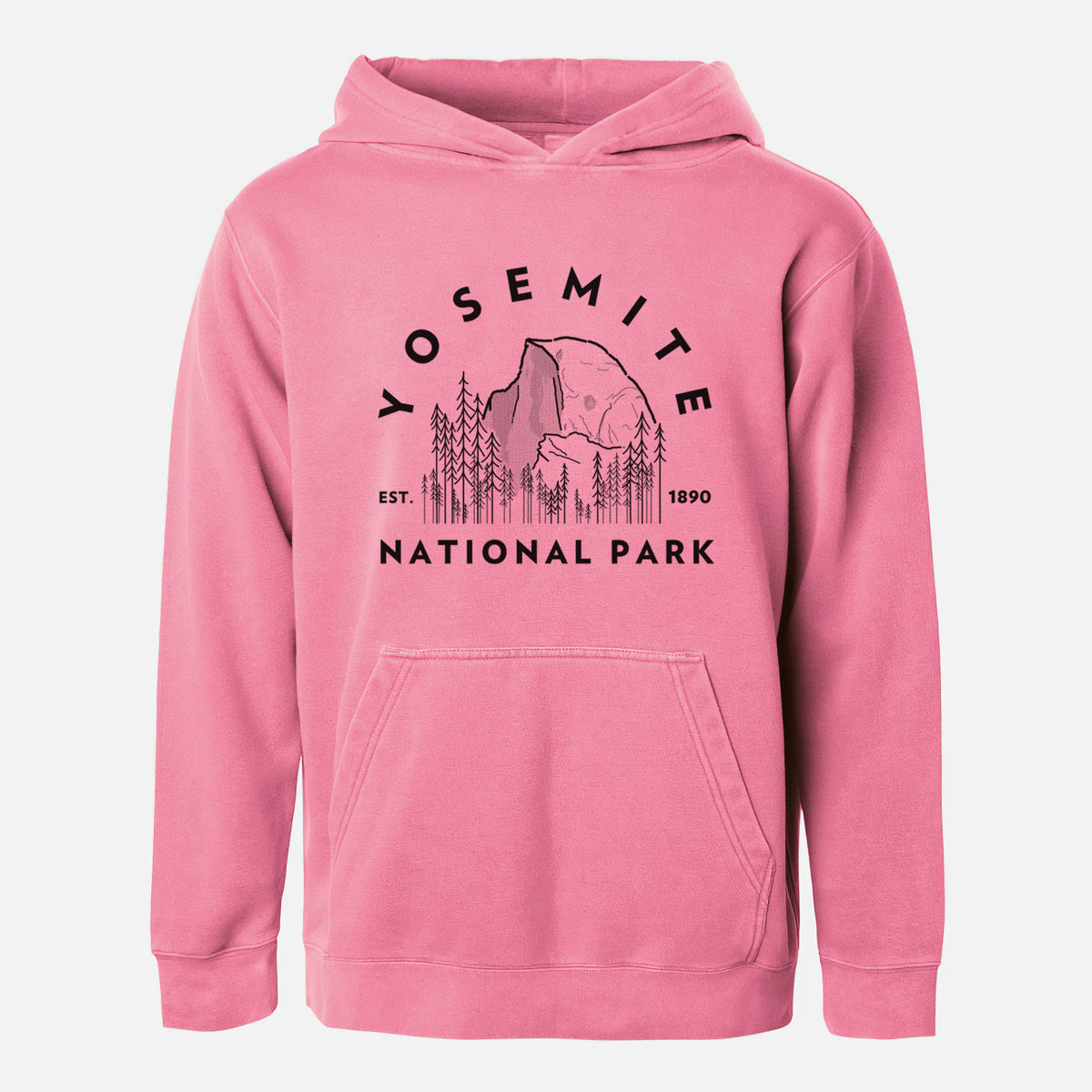 Yosemite National Park - Youth Pigment Dyed Hoodie