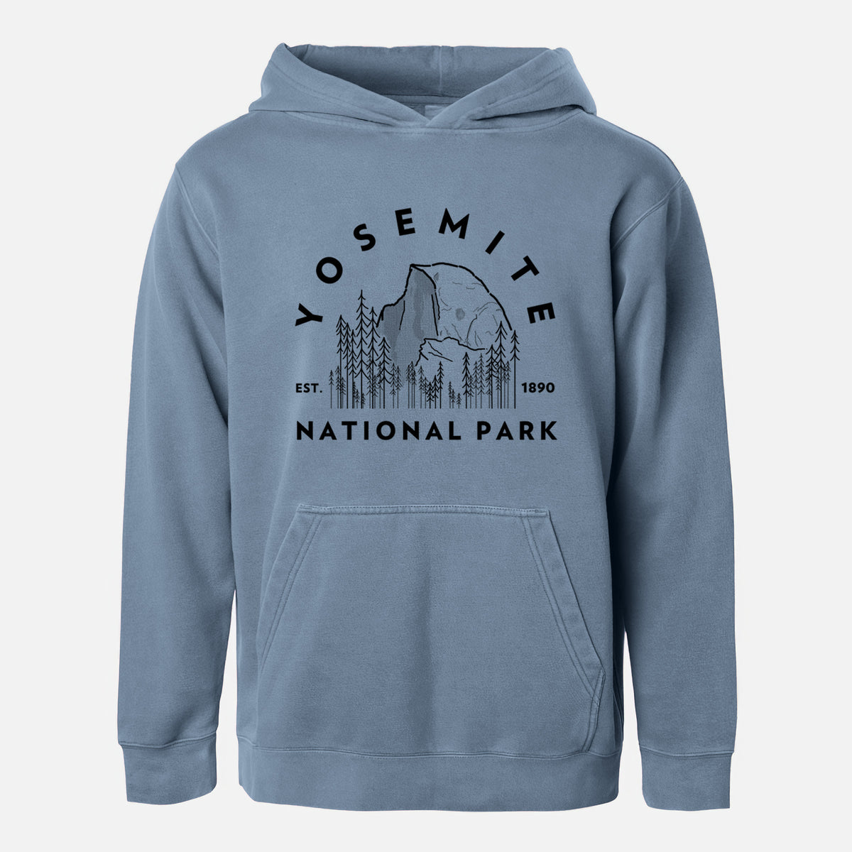 Yosemite National Park - Youth Pigment Dyed Hoodie