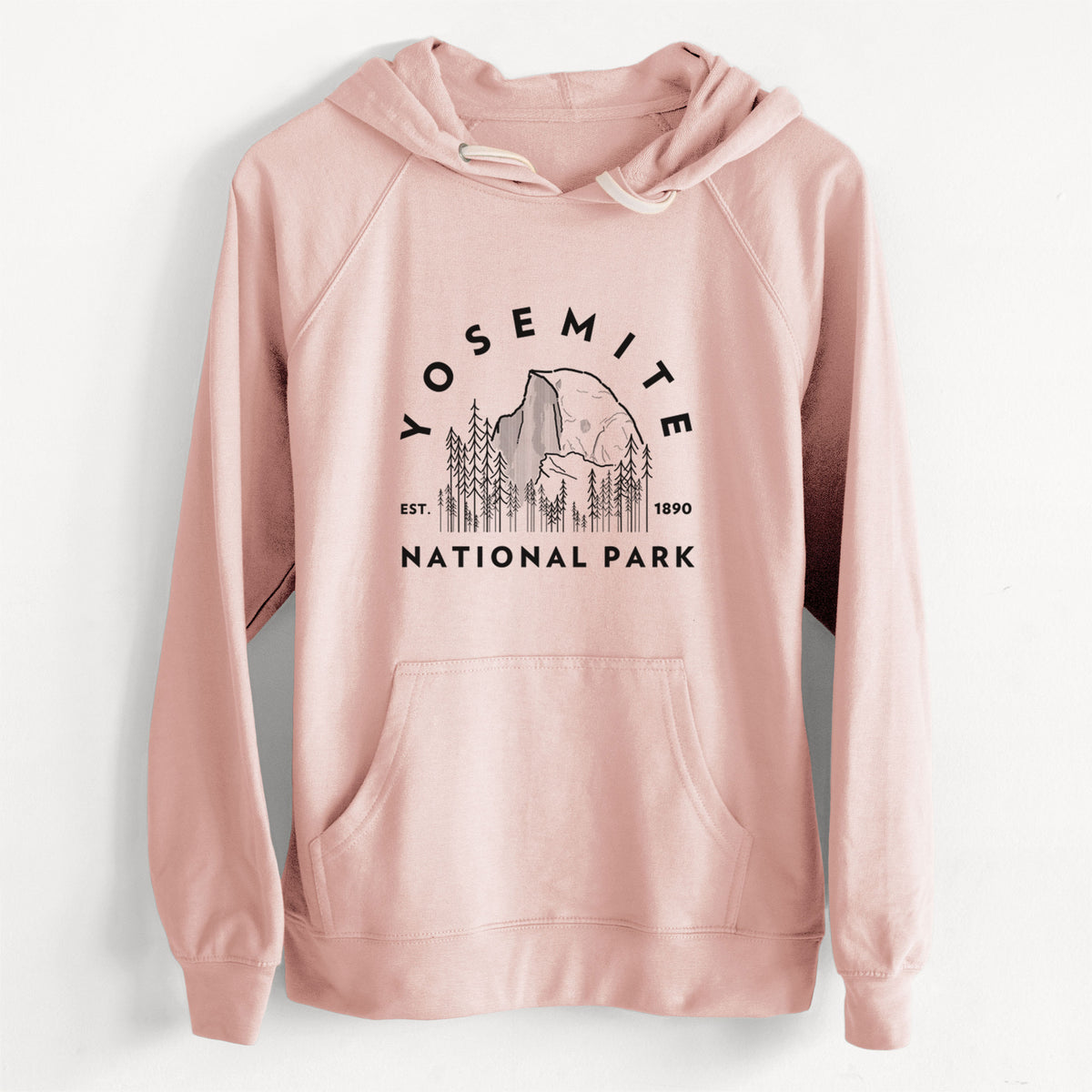 CLEARANCE - Yosemite National Park  - Unisex Slim Fit Loopback Terry Hoodie