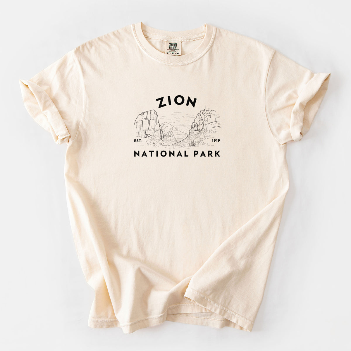 Zion National Park - Unisex Comfort Colors Garment-Dyed Heavyweight T-shirt