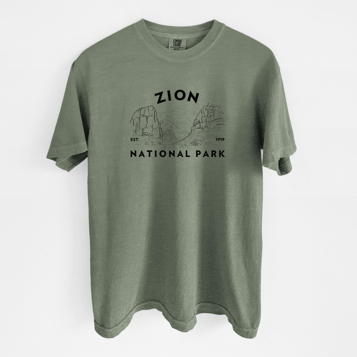 Zion National Park - Unisex Comfort Colors Garment-Dyed Heavyweight T-shirt