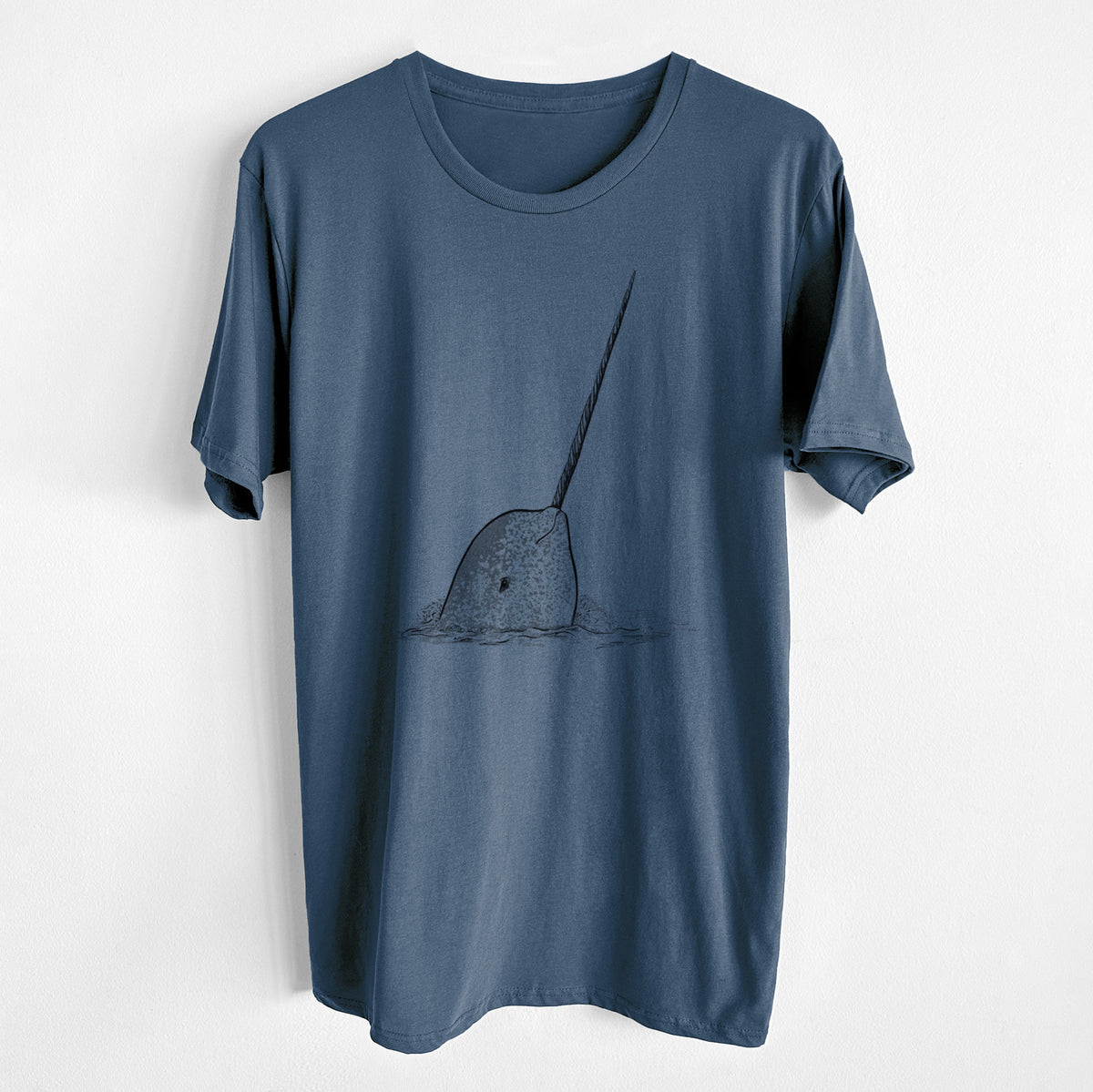 CLOSEOUT - Narwhal - Monodon monoceros - Unisex Crewneck - Made in USA - 100% Organic Cotton