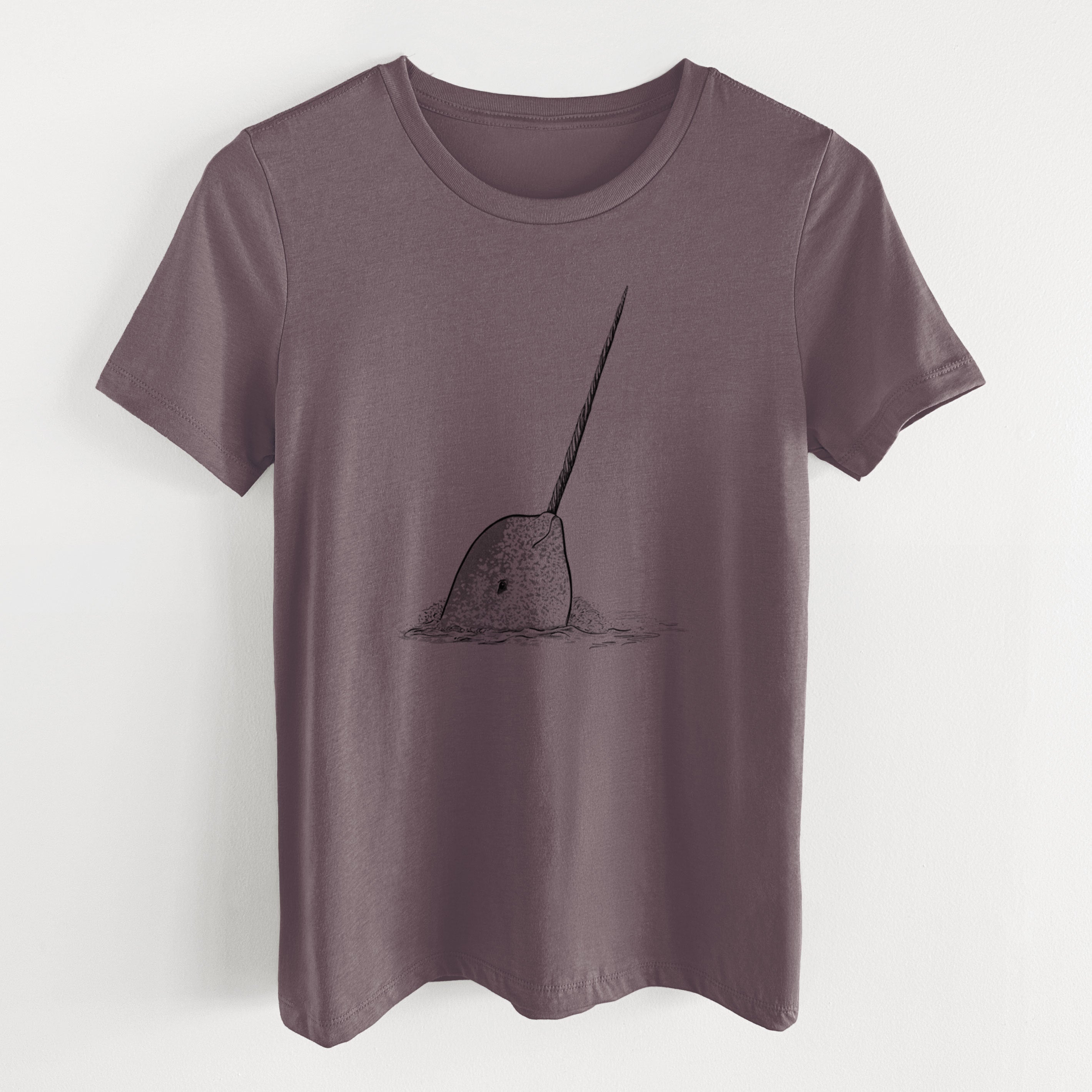Narwhal - Monodon monoceros - Women's Lightweight Relaxed Fit 100% Cotton Crewneck