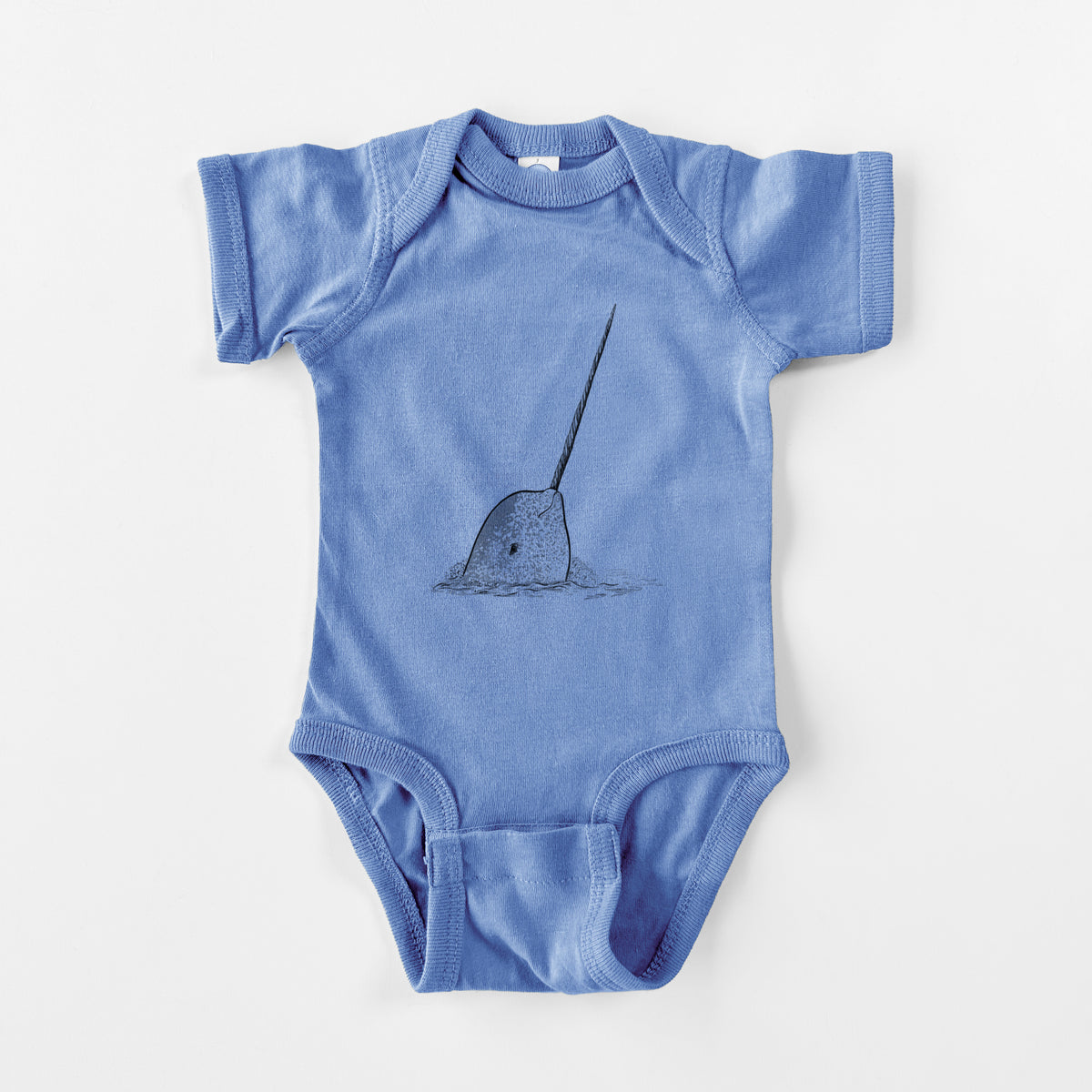 Narwhal - Monodon monoceros - Baby Fine Jersey Bodysuit
