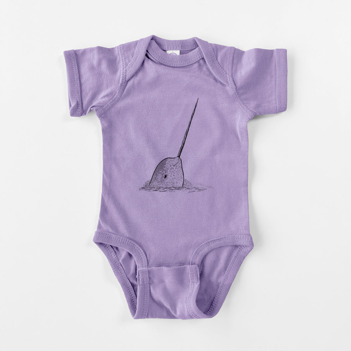 Narwhal - Monodon monoceros - Baby Fine Jersey Bodysuit