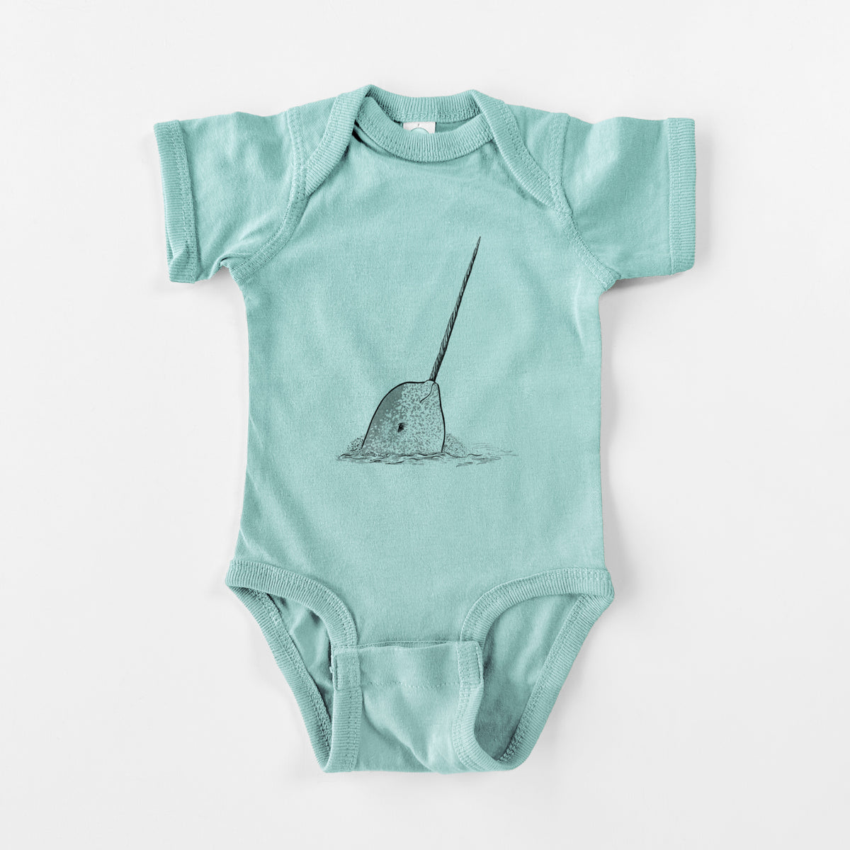 Narwhal - Monodon monoceros - Baby Fine Jersey Bodysuit