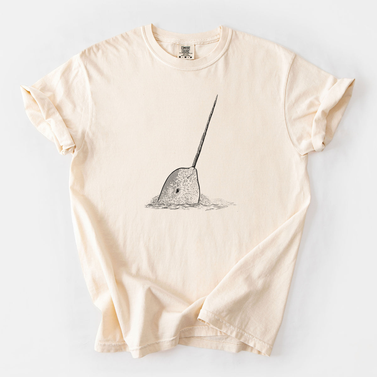 Narwhal - Monodon monoceros - Unisex Comfort Colors Garment-Dyed Heavyweight T-shirt