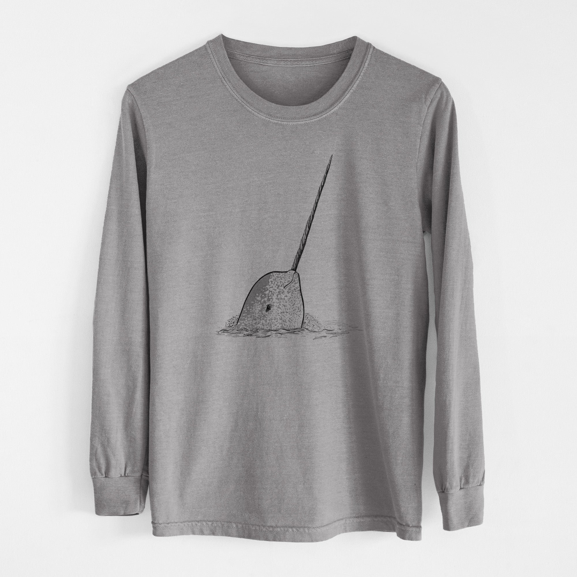 Narwhal - Monodon monoceros - Unisex Comfort Colors 100% Cotton Long Sleeve