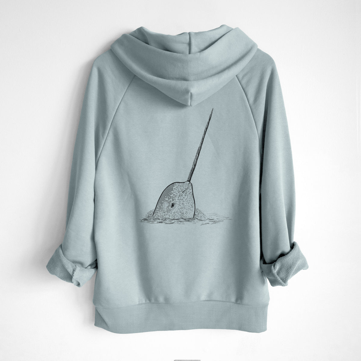 Narwhal - Monodon monoceros - UltraLuxe Heavyweight French Terry Hoodie