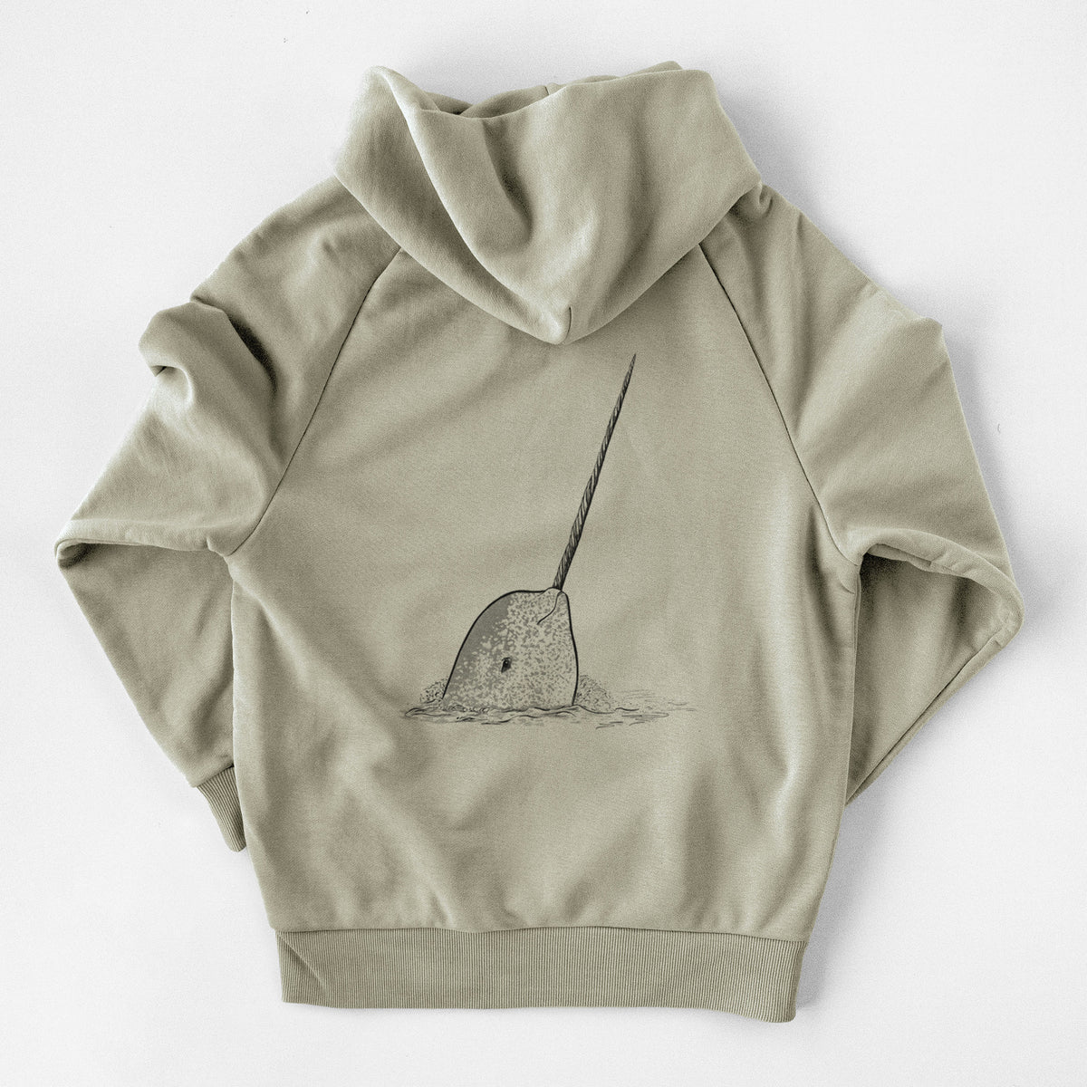 Narwhal - Monodon monoceros - UltraLuxe Heavyweight French Terry Hoodie