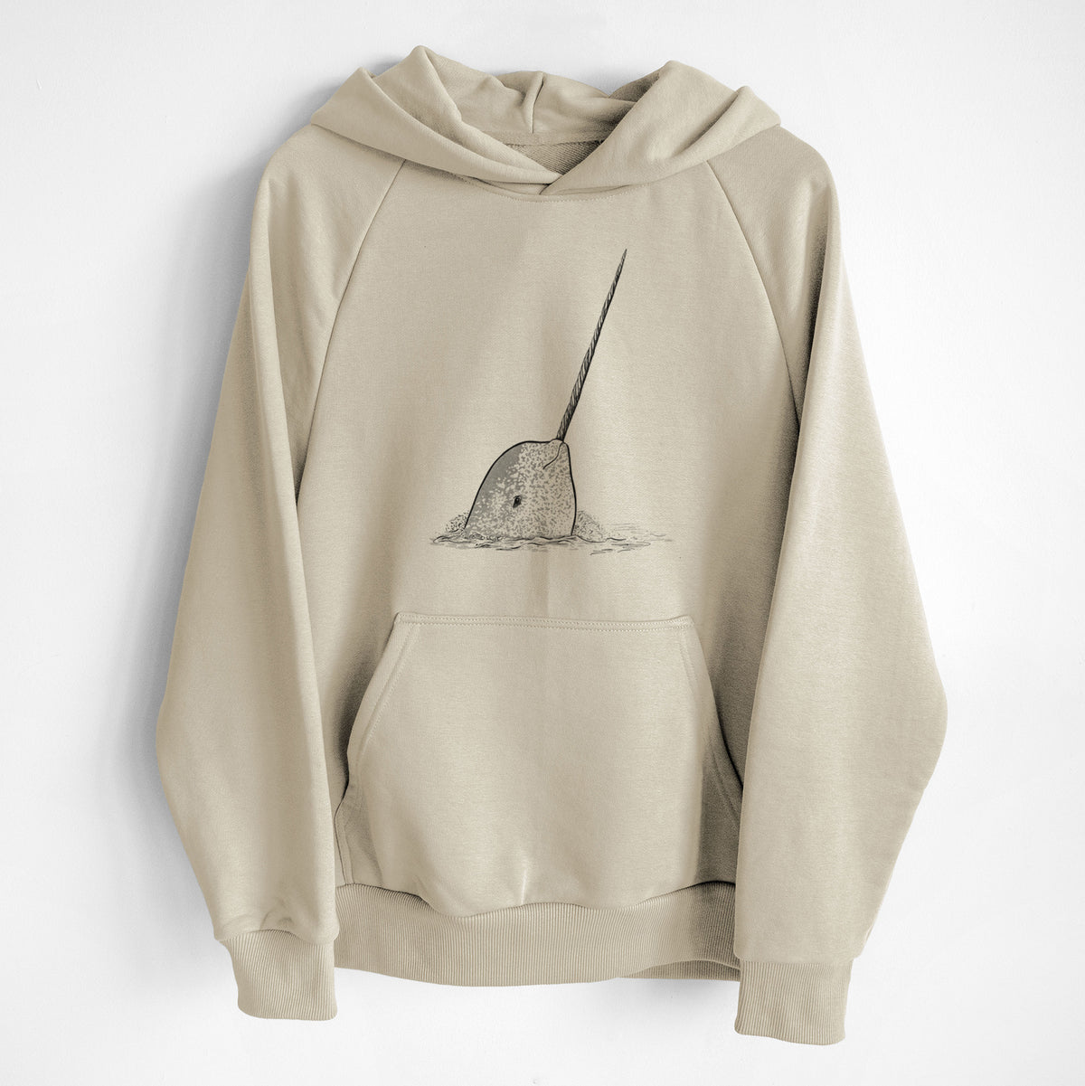 Narwhal - Monodon monoceros - UltraLuxe Heavyweight French Terry Hoodie