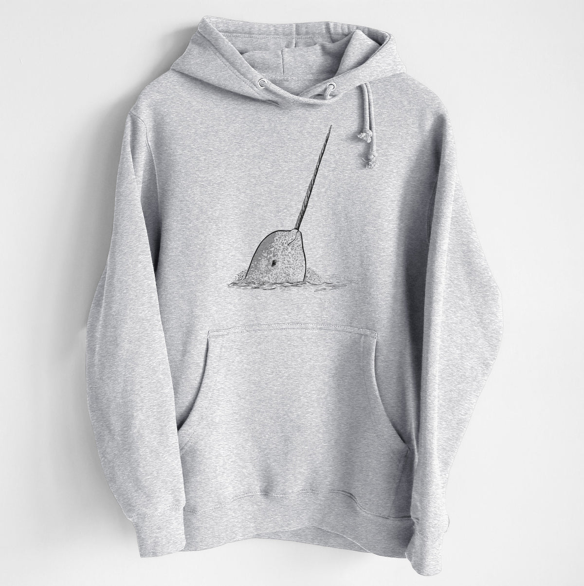 Narwhal - Monodon monoceros - Heavyweight Fleece Hoodie
