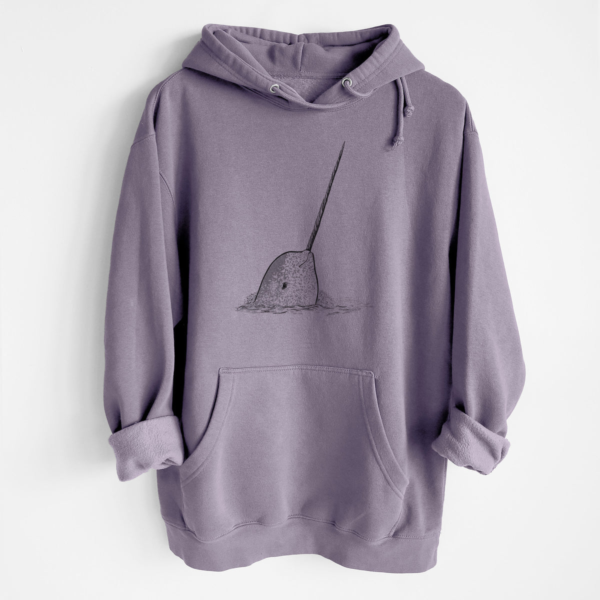Narwhal - Monodon monoceros - Heavyweight Fleece Hoodie