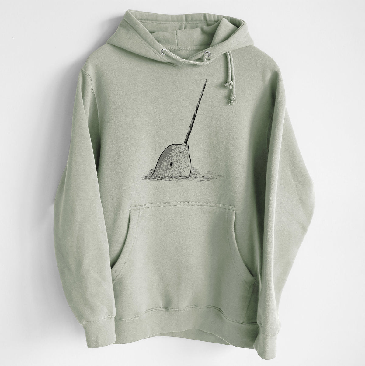 Narwhal - Monodon monoceros - Heavyweight Fleece Hoodie