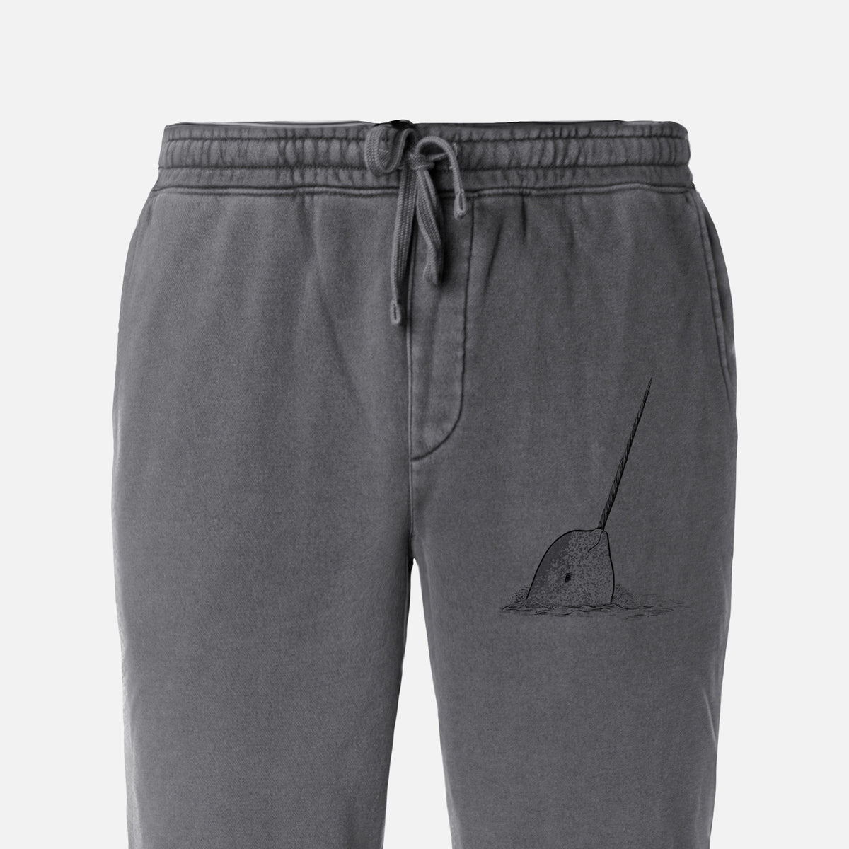 Narwhal - Monodon monoceros - Unisex Pigment Dyed Sweatpants