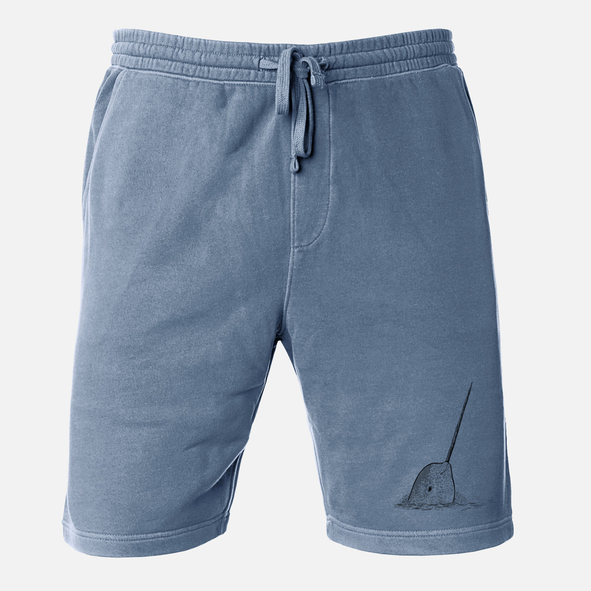 Narwhal - Monodon monoceros - Unisex Pigment Dyed Shorts