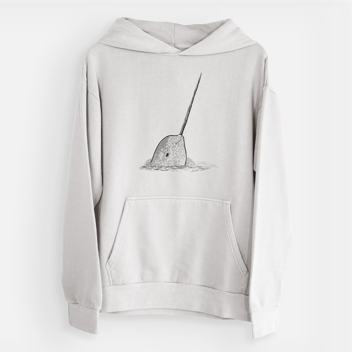 Narwhal - Monodon monoceros  - Urban Heavyweight Hoodie