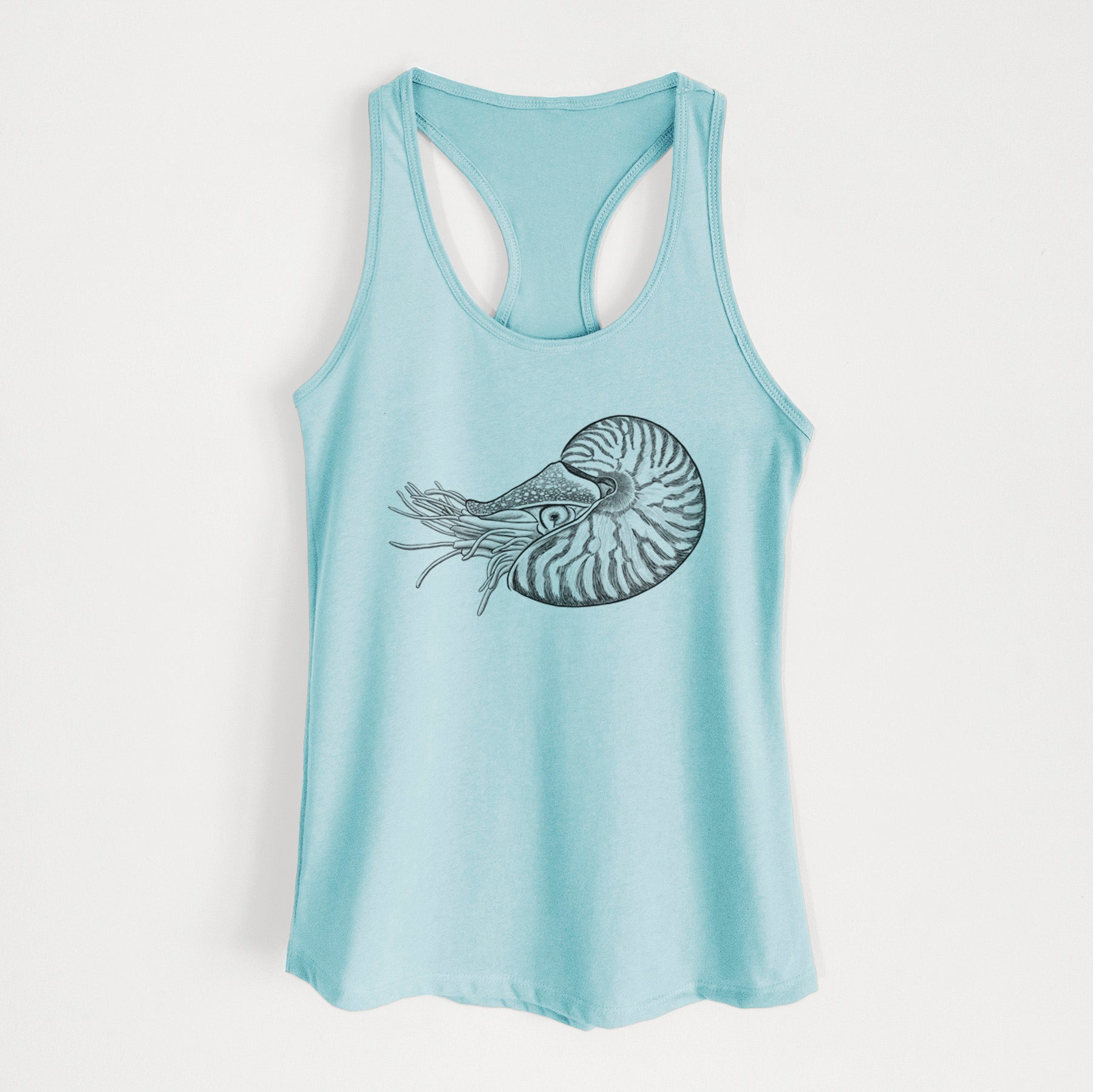 Palau Nautilus - Nautilus belauensis - Women's Racerback Tanktop