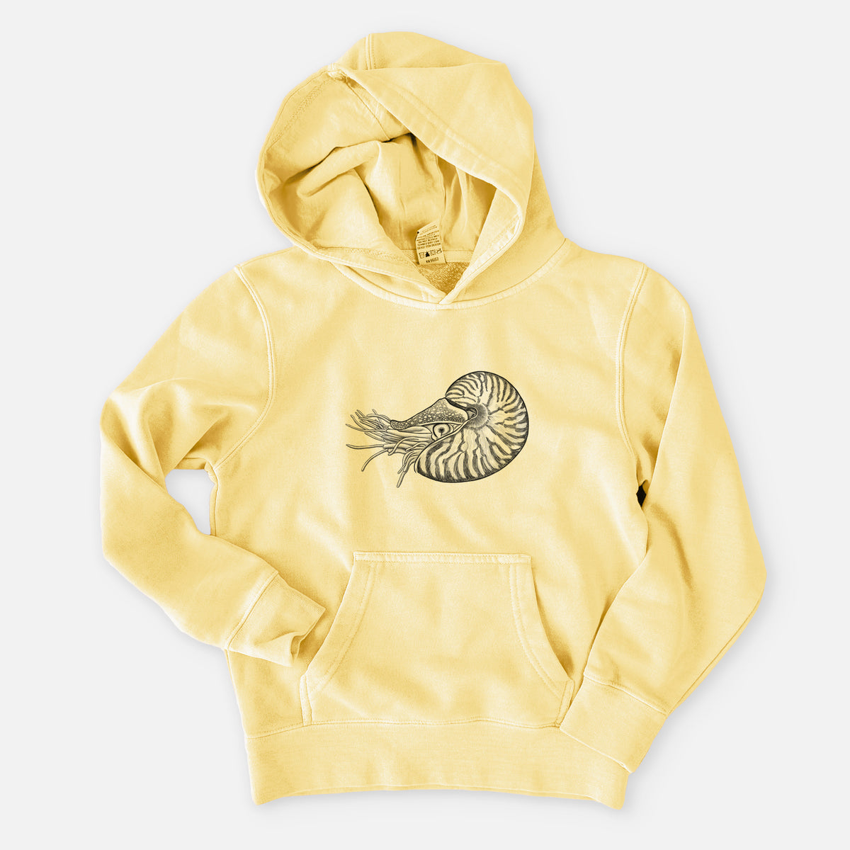 Palau Nautilus - Nautilus belauensis - Youth Pigment Dyed Hoodie