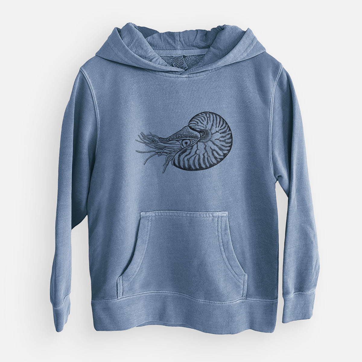 Palau Nautilus - Nautilus belauensis - Youth Pigment Dyed Hoodie