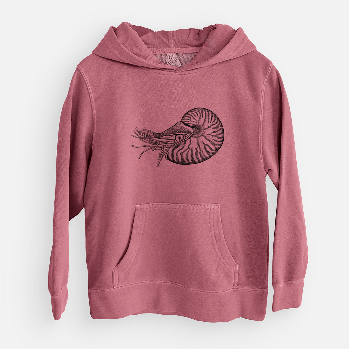 Palau Nautilus - Nautilus belauensis - Youth Pigment Dyed Hoodie