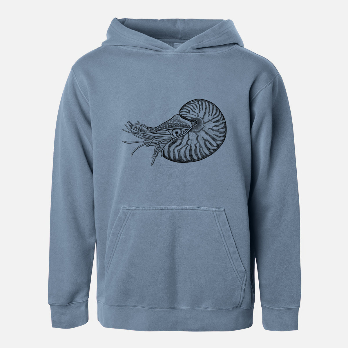 Palau Nautilus - Nautilus belauensis - Youth Pigment Dyed Hoodie