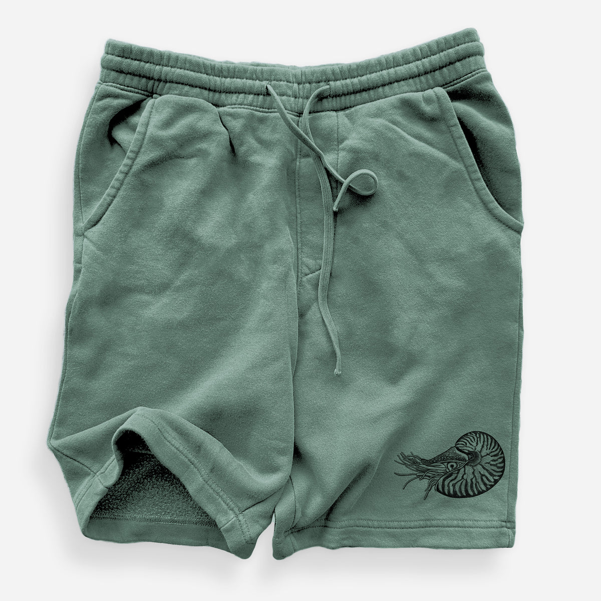 Palau Nautilus - Nautilus belauensis - Unisex Pigment Dyed Shorts