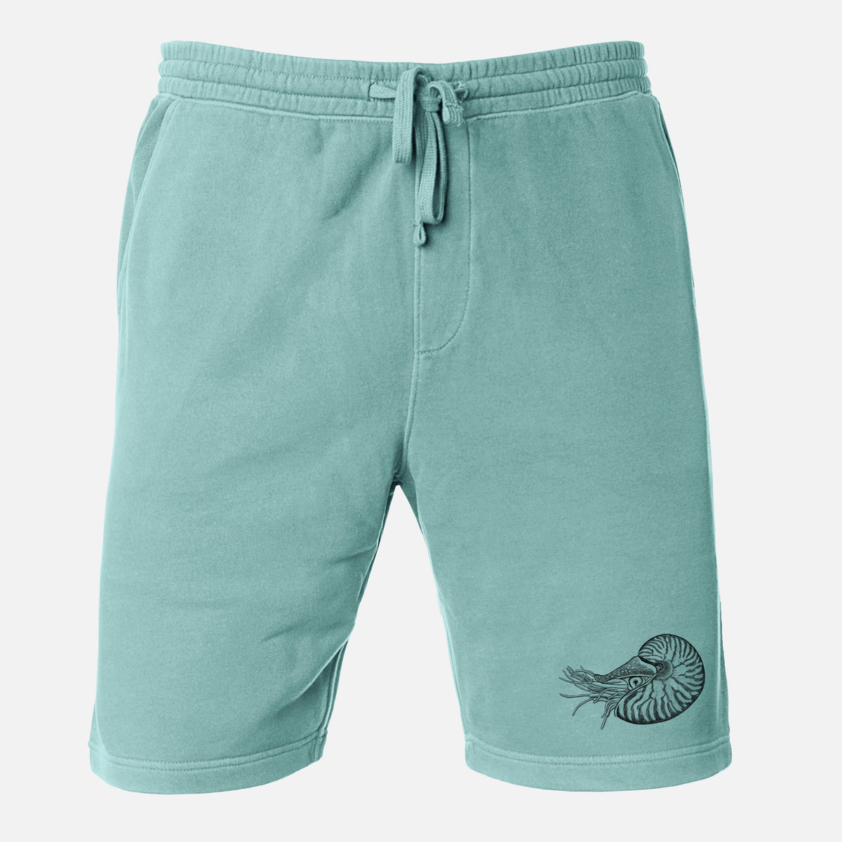 Palau Nautilus - Nautilus belauensis - Unisex Pigment Dyed Shorts