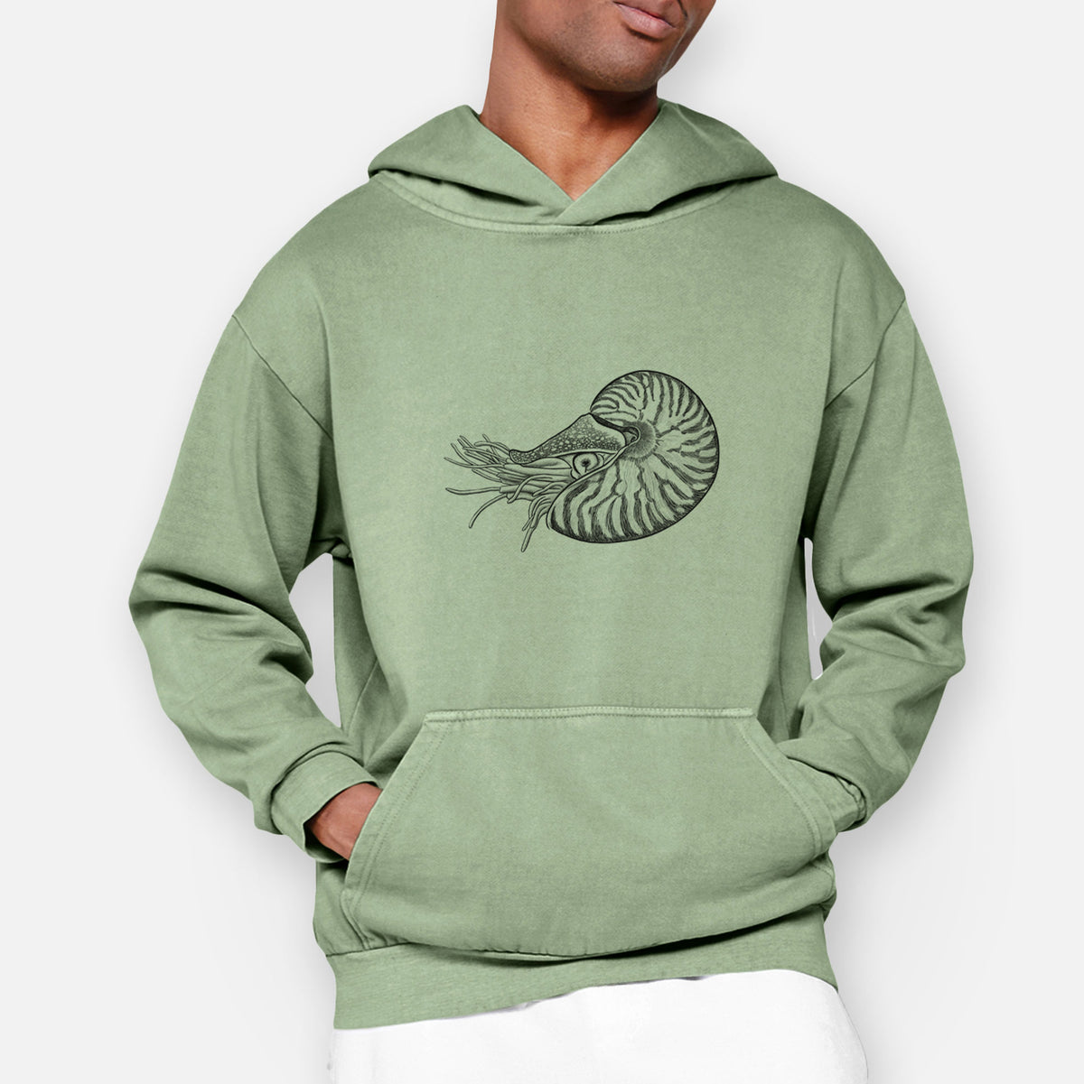 Palau Nautilus - Nautilus belauensis  - Urban Heavyweight Hoodie