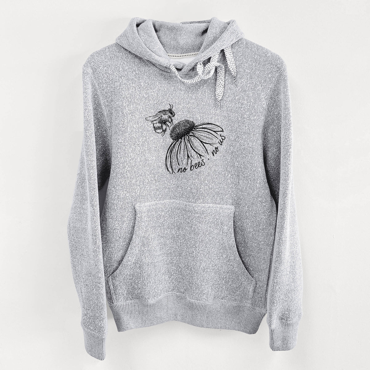 No Bees No Us - Knit Hoodie