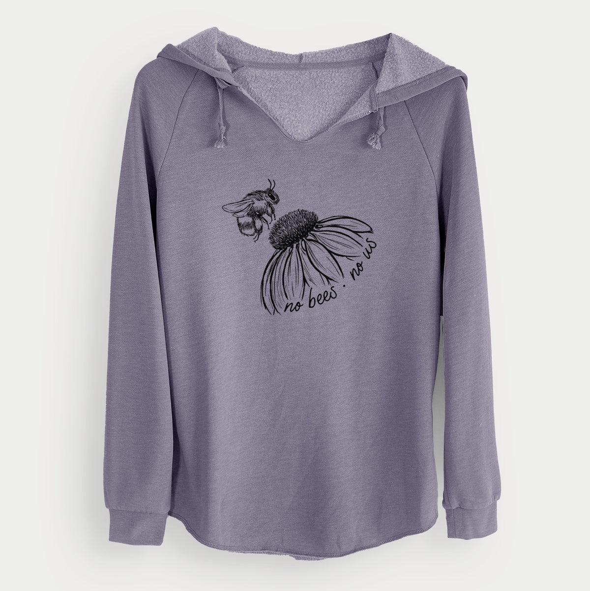No Bees No Us - Cali Wave Hooded Sweatshirt