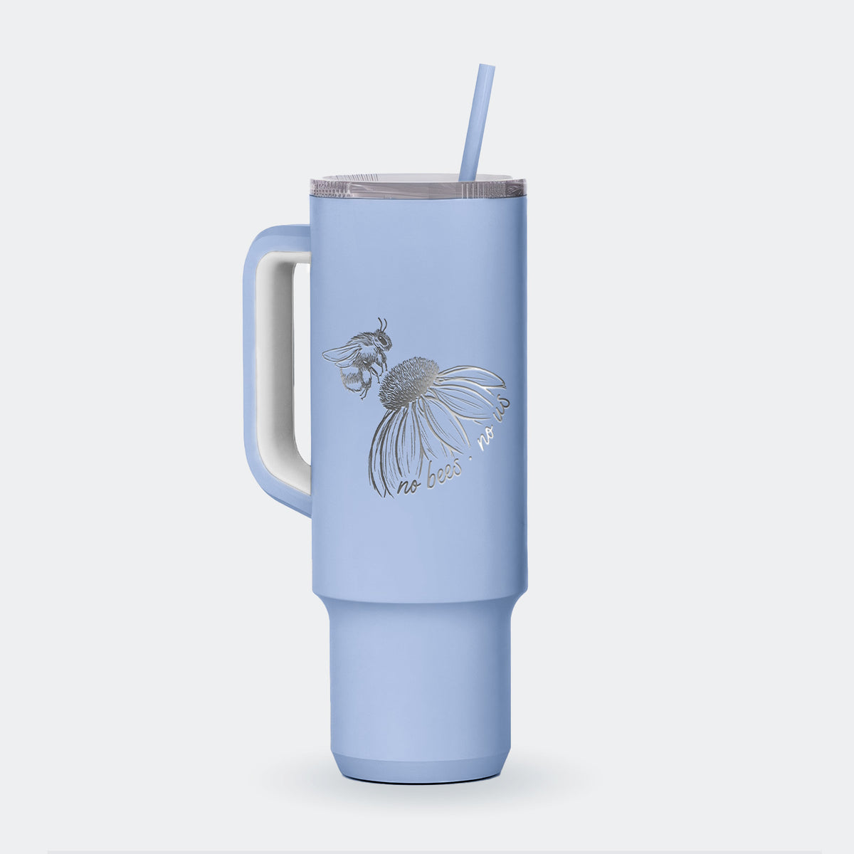 No Bees No Us - 40oz Skinny Recharge Tumbler