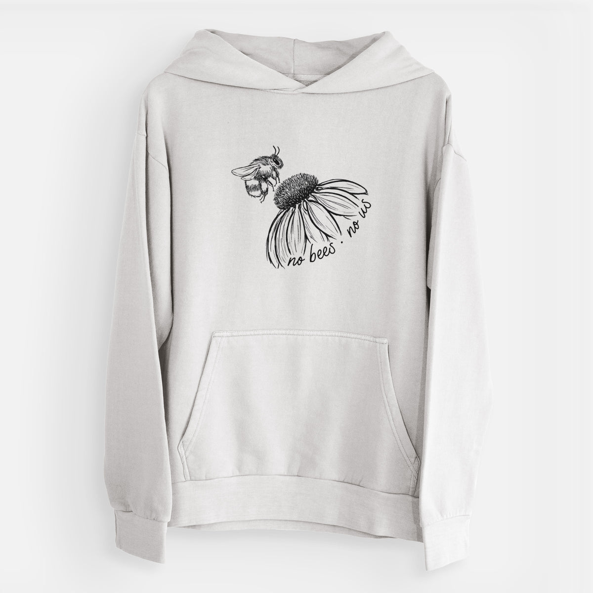 No Bees No Us  - Urban Heavyweight Hoodie