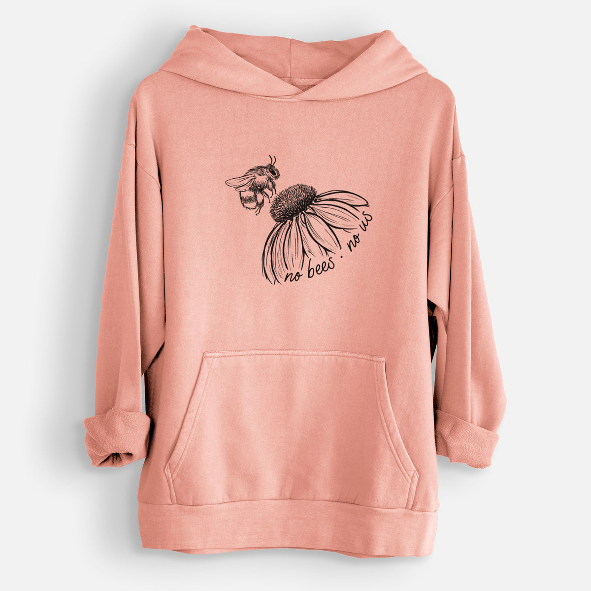 No Bees No Us  - Urban Heavyweight Hoodie